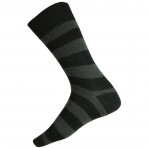 Fine Merino Baby Alpaca Blend Health Sock | Black
